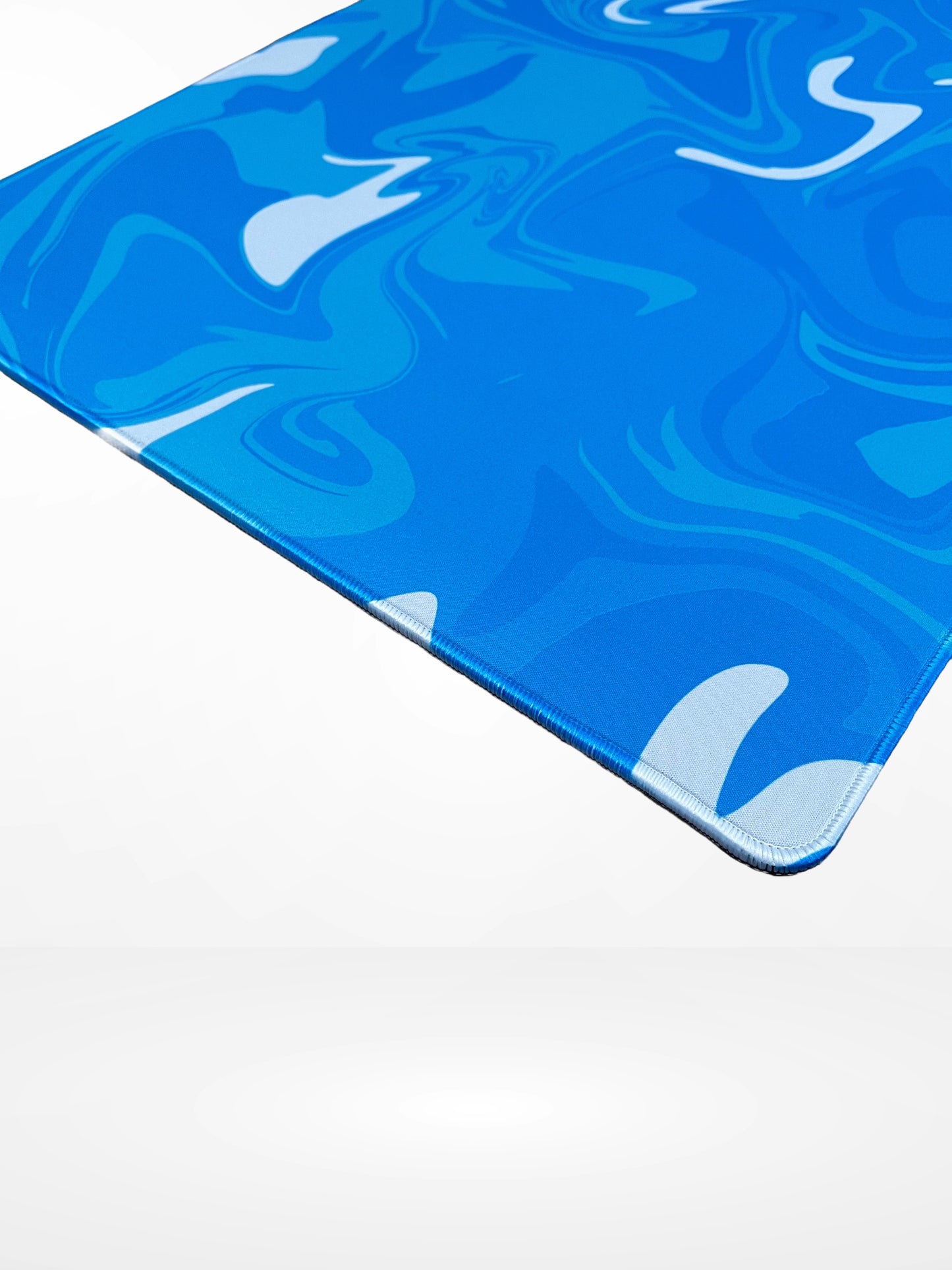 Icy Blue Swirl Mousepad
