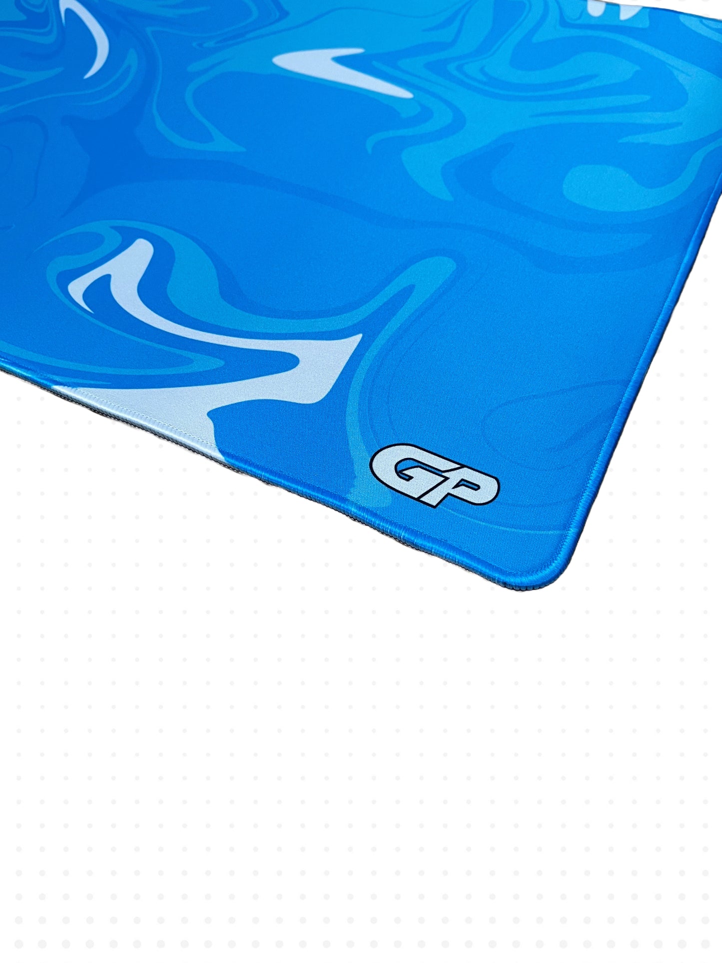 Icy Blue Swirl Mousepad
