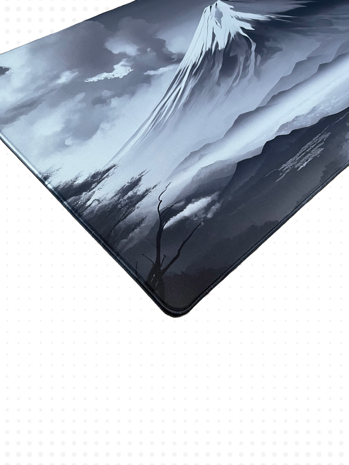 Black and White Mount Fuji Mousepad
