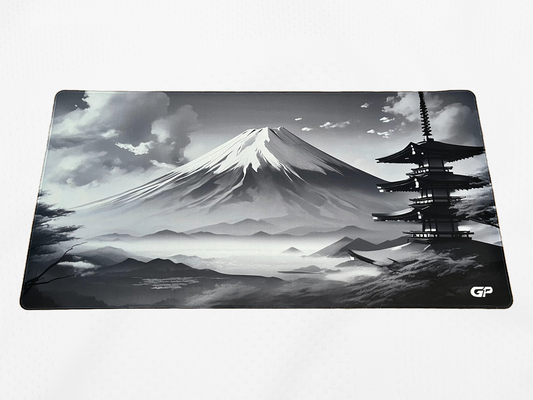 Black and White Mount Fuji Mousepad